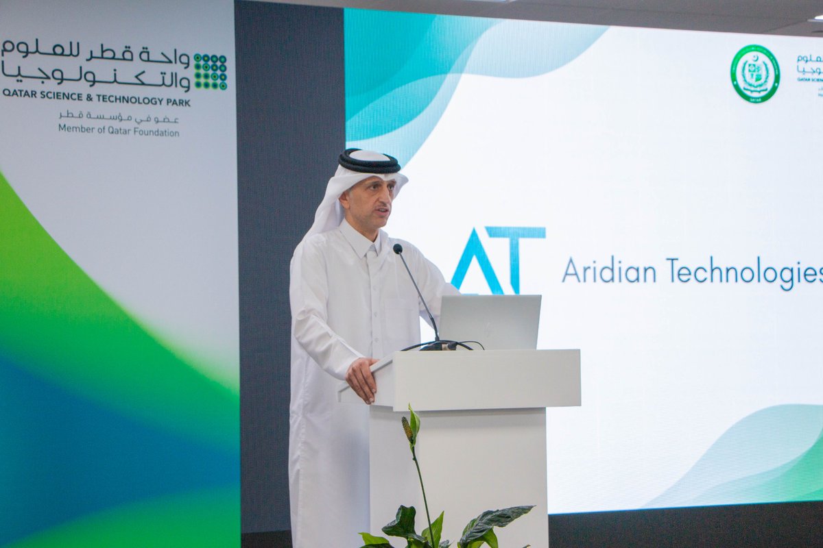 PakinQatar's tweet photo. Ambassador, Mr.Muhemmed Aejaz, inaugurated the #QSTP Global Innovation Link - Pakistan Edition, a two-week program fostering collaboration in science, technology, and entrepreneurship between Pakistan and Qatar. 
#PakistanQatarCollaboration https://t.co/ODvYBkvRHm