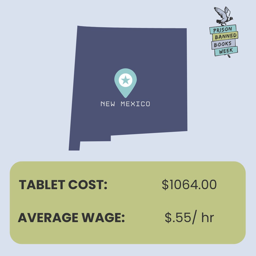 Prison tablets are extremely expensive for those inside. For #prisonbannedbooksweek we say stop censoring paper literature and give free library catalogue access on prison tablets nationwide. #booksnotbans