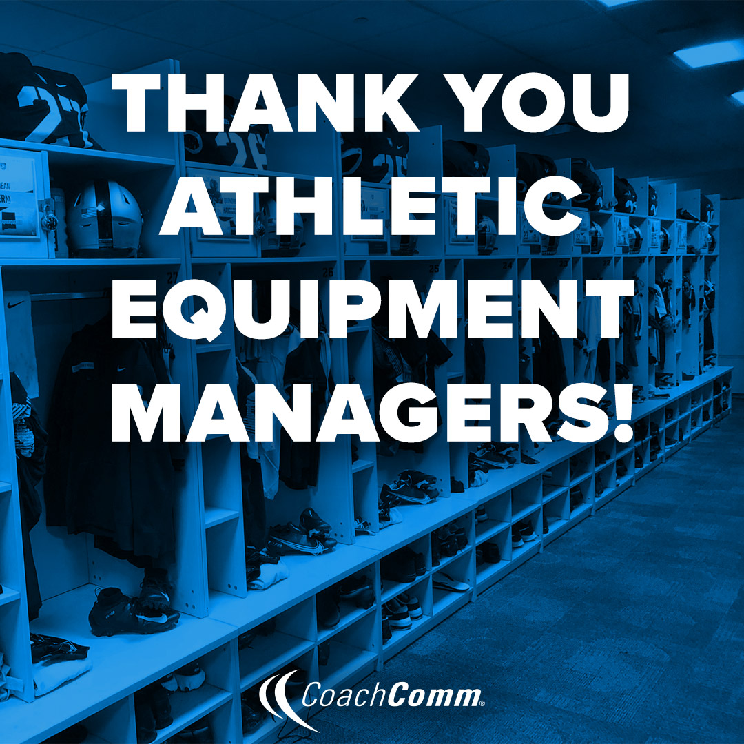 CoachComm's tweet image. During Equipment Managers Appreciation Week, we wanted to say thank you to all Athletic Equipment Managers out there! Your hard work does not go unnoticed! 

#EQWeek2024