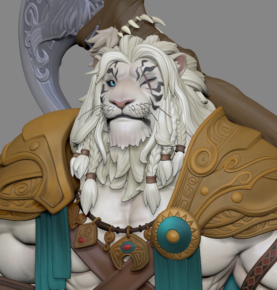 back to Ajani gonna slice for 3D print this will be huge!