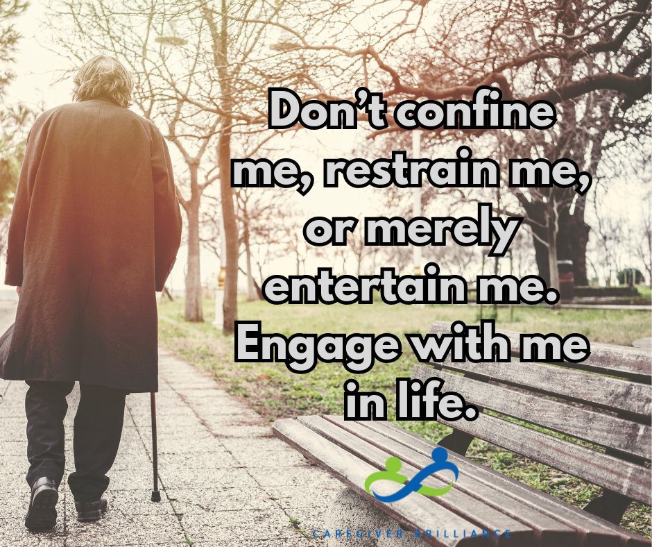 carebrilliance's tweet photo. People with dementia still have the capacity for meaningful experiences and interactions, and it's important to approach them with empathy, respect, and active engagement. #dementia #alzheimersawareness #caregiver #caregiving #familycaregiver #caregiverbrilliance https://t.co/EECdrvfe0Q