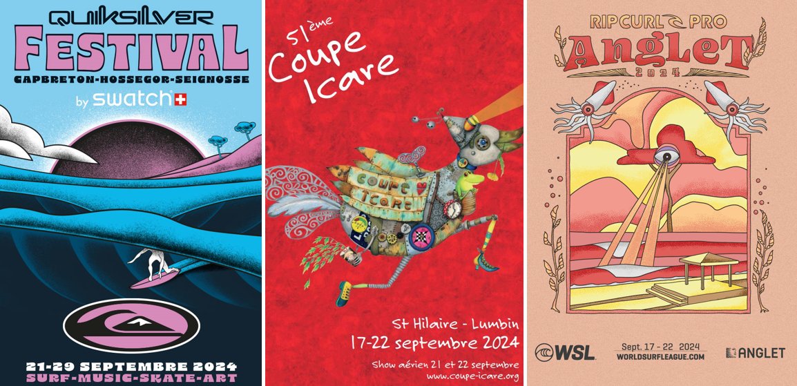 Quiksilver Festival, Coupe Icare, Fise World Shangaï : L’agenda de la semaine du 16 au 22 septembre dlvr.it/TDJJ8C