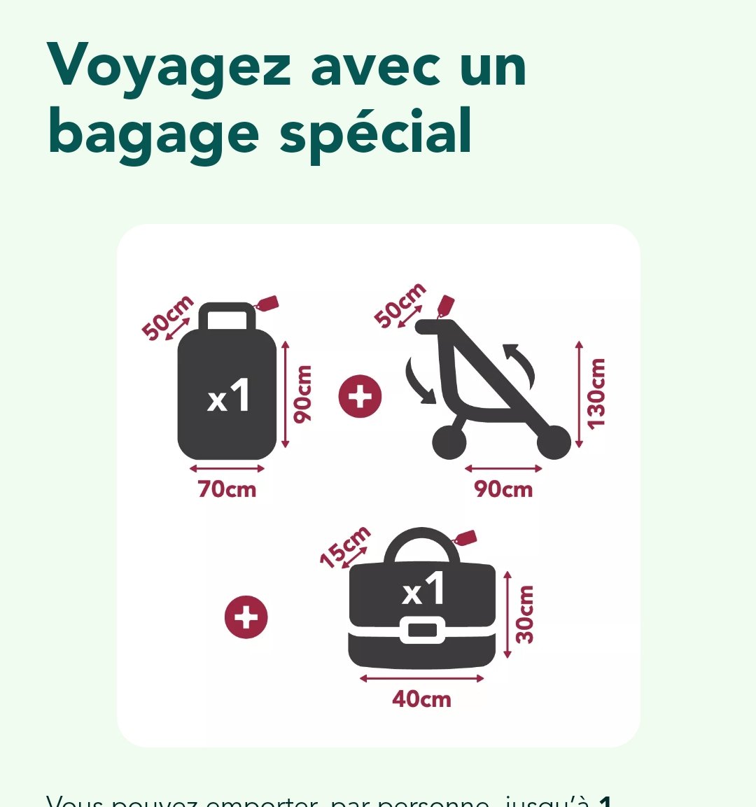 On est le 16 septembre 
Savez vous combien de bagages et les dimensions pour voyager...?