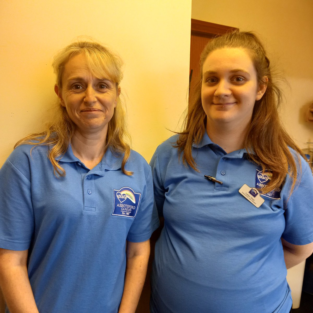 DochertySuzanne's tweet image. Exciting times at Strathburn Lodge, Glenrothes! 🎉 Huge shoutout to Marie and Caitlyn, our new acting seniors, who just started their Level 3 SVQ in Health &amp;amp; Social Care! 🙌 Joined me for an awesome Care Plan Training session today! 💼📚 #CareExcellence