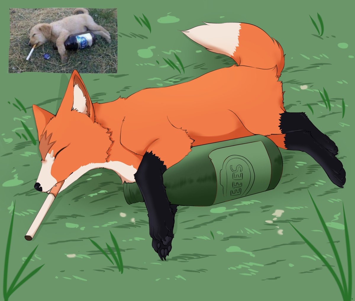 Un piccolo Von addormentato era d'obbligo farlo.

Un grazie a <a href="/reikachii/">reikachiiyo</a>  per questo Von super cuccioloso.

#vtuber #ITvtuber #vtuberita #twitch #twitchitalia #artist #youtube #Fanarts #drawing #art #ArtInspiration