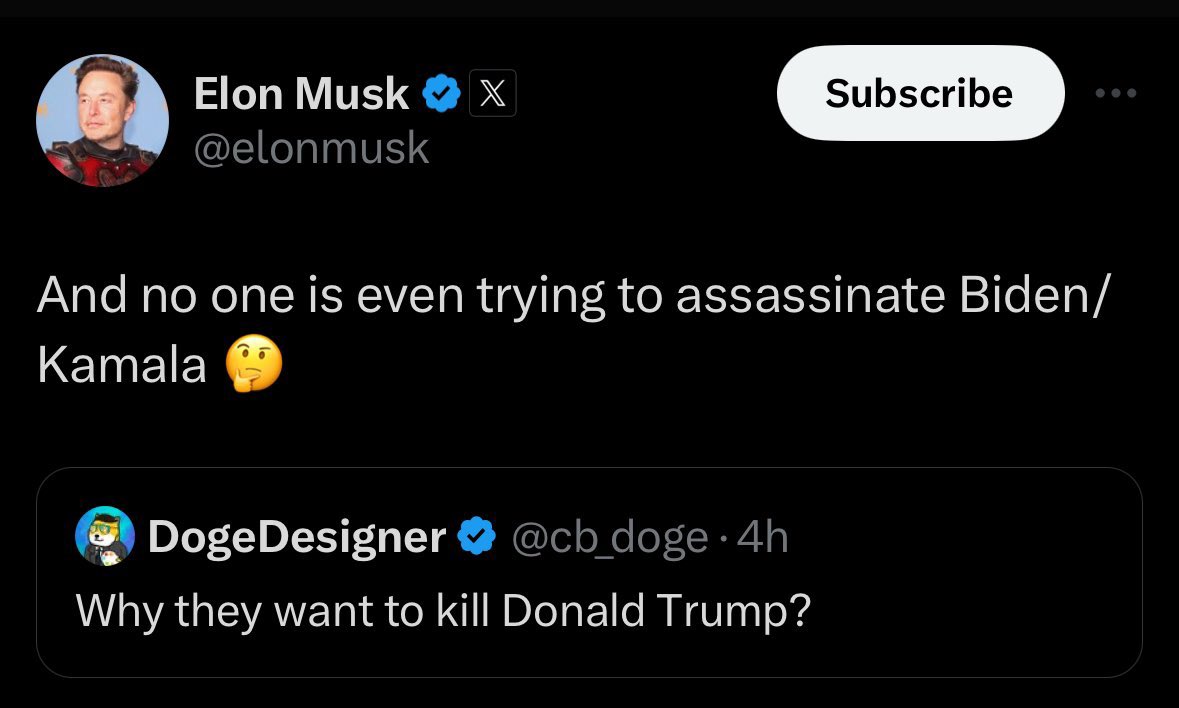 You know what’s worse than an immigrant eating pets? An immigrant trying to stir up political violence #DeportElonMusk