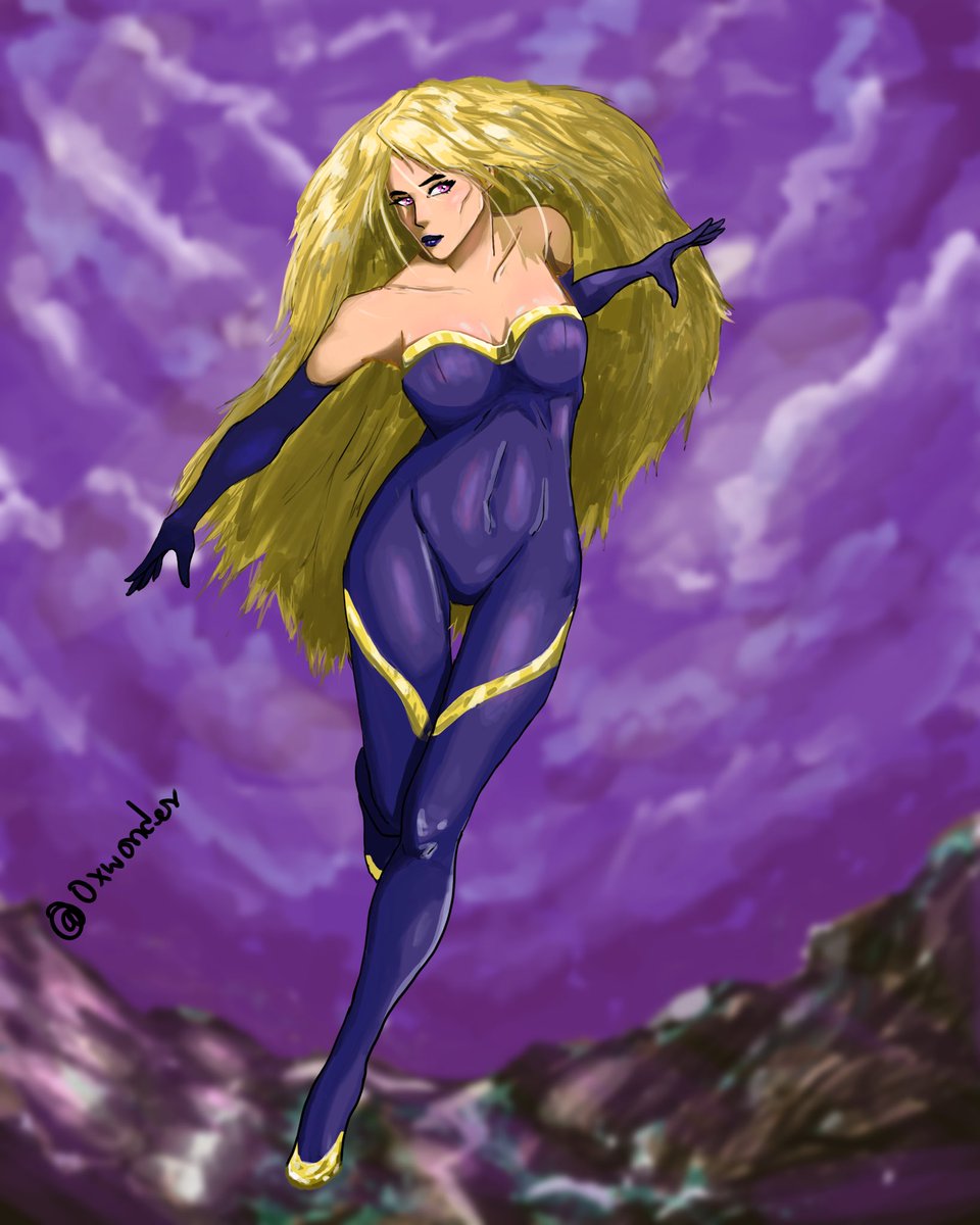 oxwonder's tweet image. My art contest entry for @PlayTimefront 

Hero name: Nebliz

I decided to paint Nebliz as a more dynamic character, since her original design looks monotone #Timefront