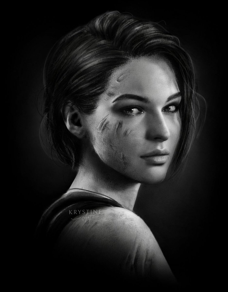 Reference - Charcoal art 🖤