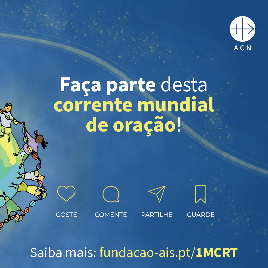 Aproxima-se o grande dia. A 18 de Outubro, crianças de todo o mundo vão participar na nossa grande corrente de #oração. O objectivo é que um milhão de Crianças reze o Terço pela #paz em todo o mundo.
Junte-se a nós! 🙏 fundacao-ais.pt/1MCRT

#1milhãodecriançasrezamoterço