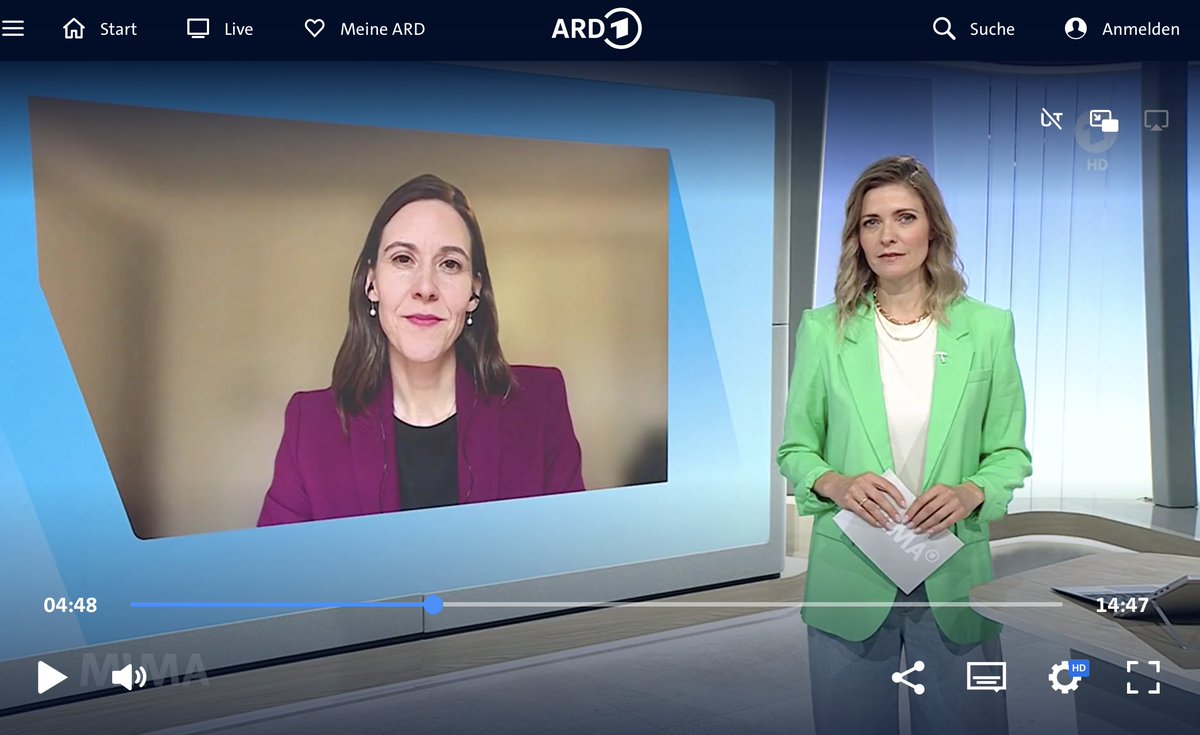 VRietig's tweet image. Mit dem ARD @DasErste Mittagsmagazin habe ich besprochen, was sich heute an Deutschlands 🇩🇪Grenzen ändert (rechtlich nichts, nur räumlich etwas) und was unsere Debatte für die Beziehung mit unseren Nachbarn bedeutet (nämlich: Stress). Details ab 4:50 👇ardmediathek.de/video/mittagsm…