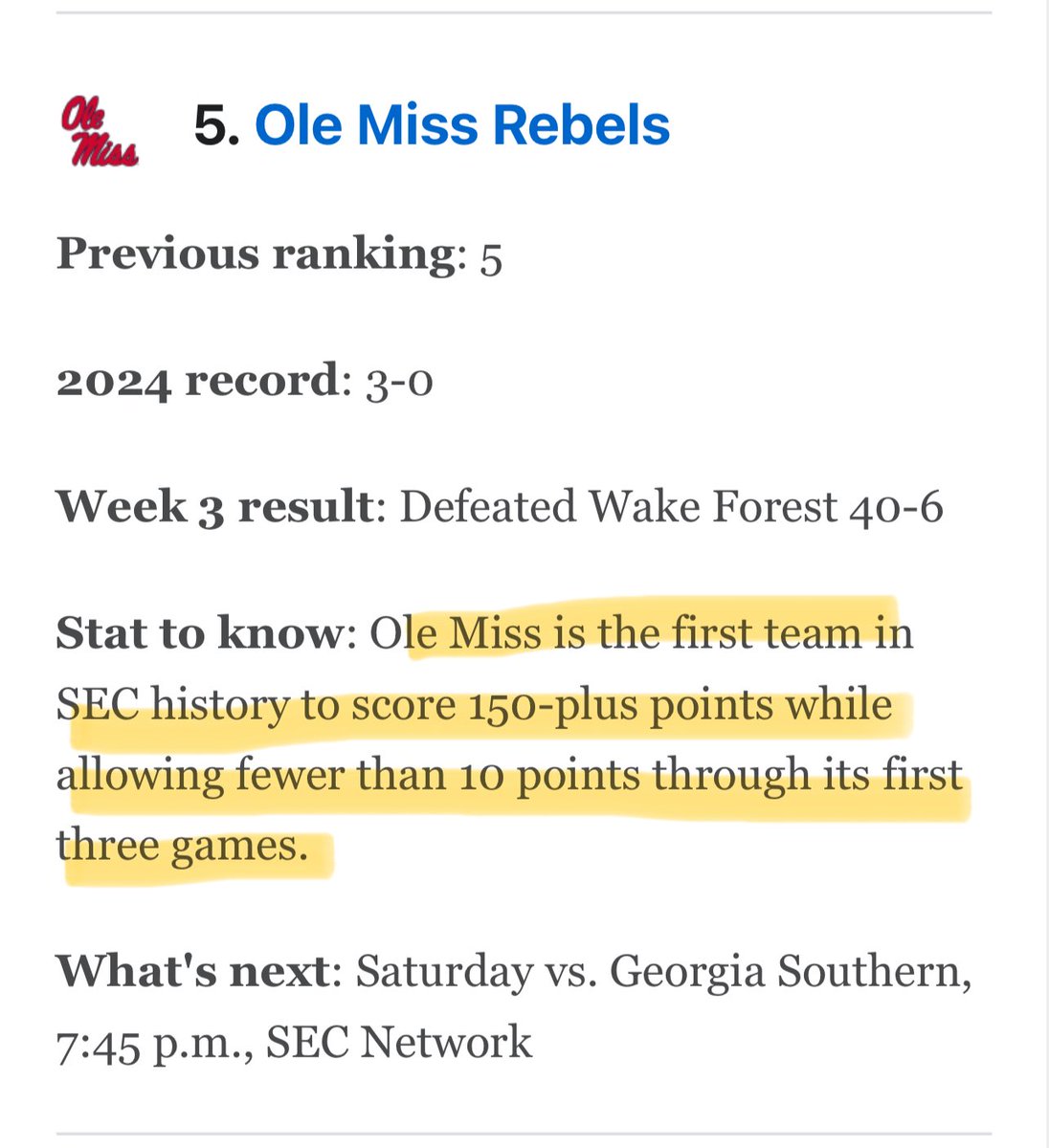 first team in SEC history to do it