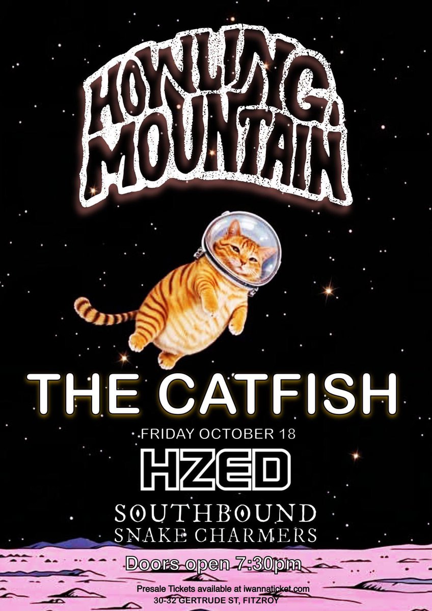 SouthboundSnake's tweet photo. I wish I was a Catfish! Tickets up soon 🎟️ https://t.co/9x5XFXy9XI