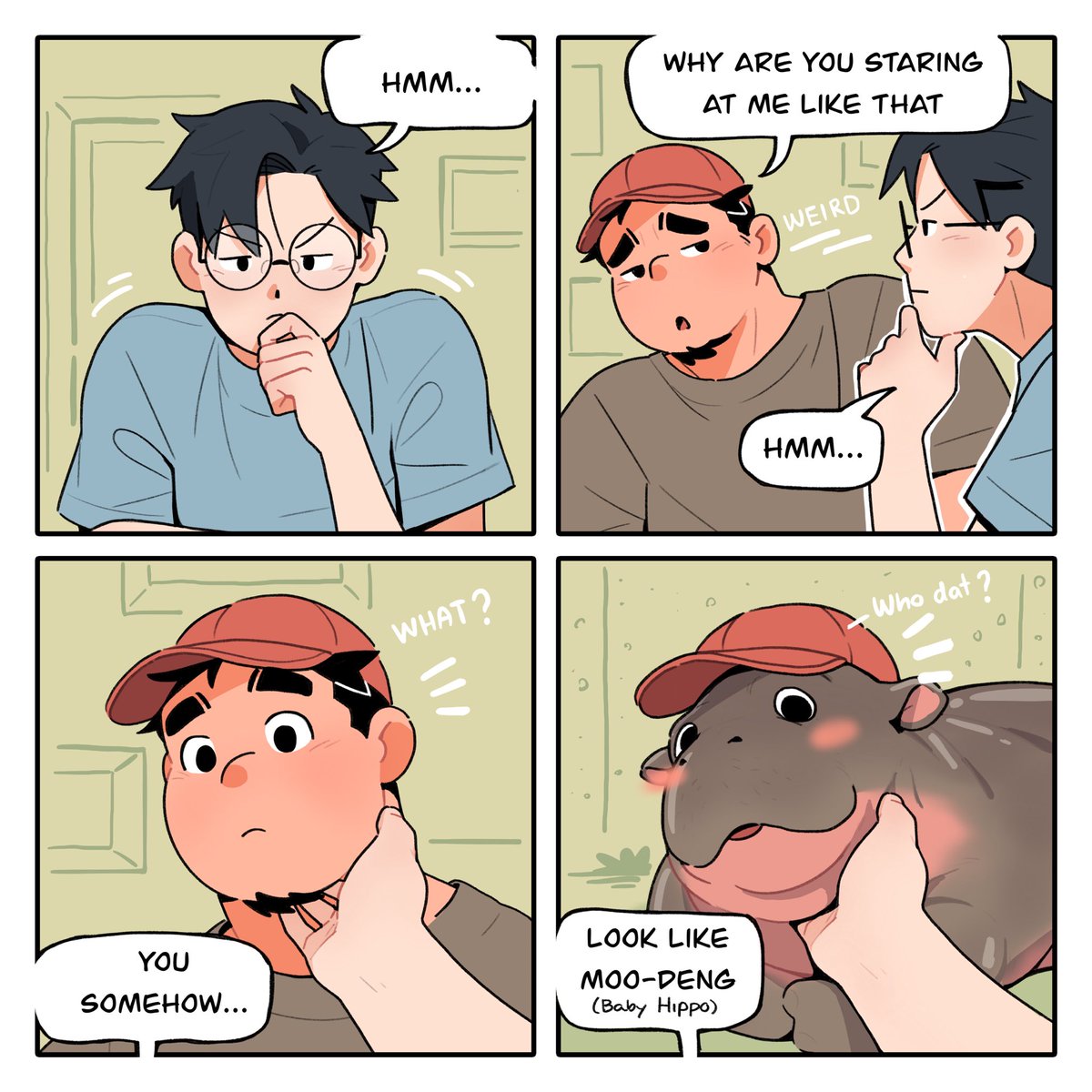 Hmm…
#Moodeng #หมูเด้ง