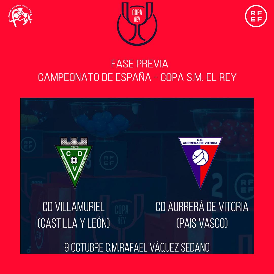¡Ya hay emparejamiento 🫰! 

👇 Eliminatoria previa <a href="/CDVillamuriel/">CD Villamuriel ⚽</a>  en #CopaSMElRey 🏆