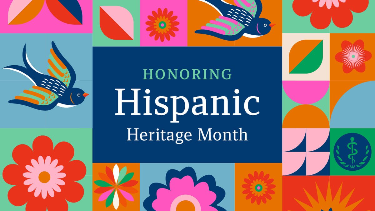 Vibrant cultures, rich histories, better healthcare! 🎉 Celebrating all things #HispanicHeritageMonth with heart and pride! 💙🌟