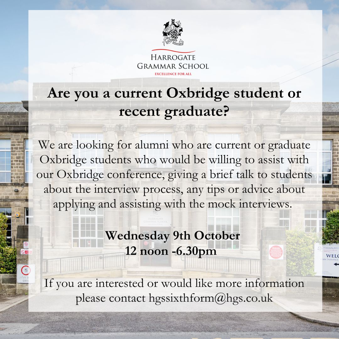 Harrogate Grammar Connect (@hgs_alumni) on Twitter photo 