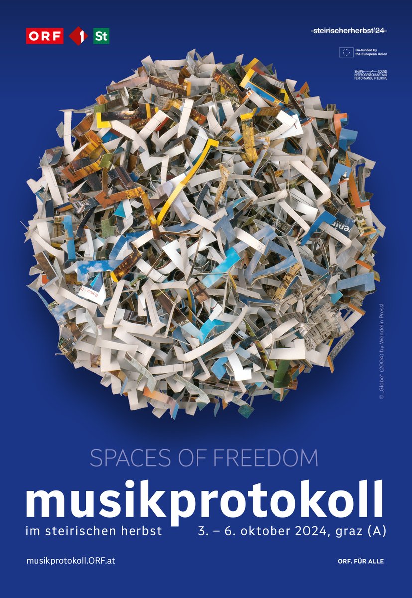 musikprotokoll's tweet photo. 📖 The program book for this year’s Musikprotokoll 2024 is officially here and ready for you to explore! 

🌍Musikprotokoll 2024 - Spaces of Freedom
📆 03.-06.10 
📍 Graz

🔗 Access the program book via link below: https://t.co/qffNVlOEgW 

See you there! 
#musikprotokoll2024 https://t.co/AWyzcAIChP