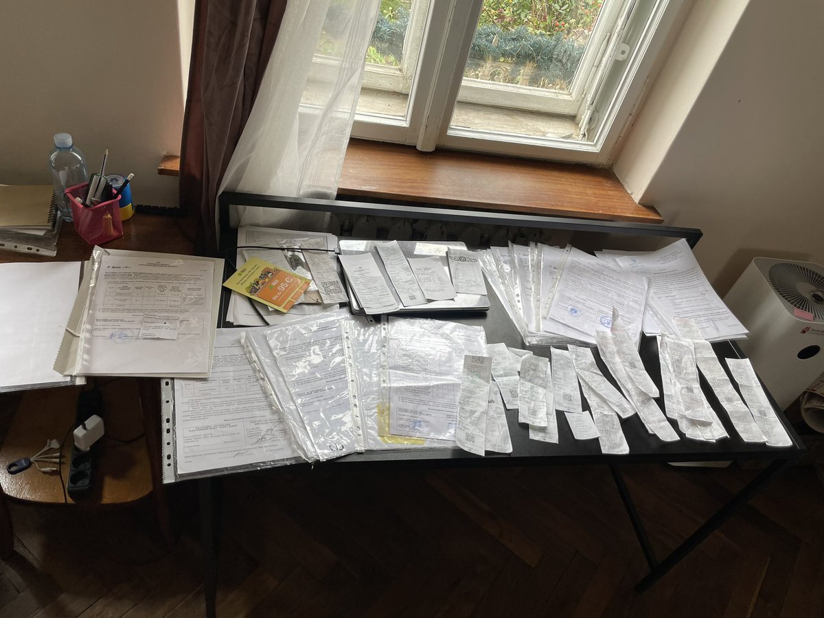 We just returned from a frontline trip where we delivered around $100K in equipment to the Ukrainian Armed Forces. 

My plan for today? Process all the papers.

Transparency is hard work, but it pays off.