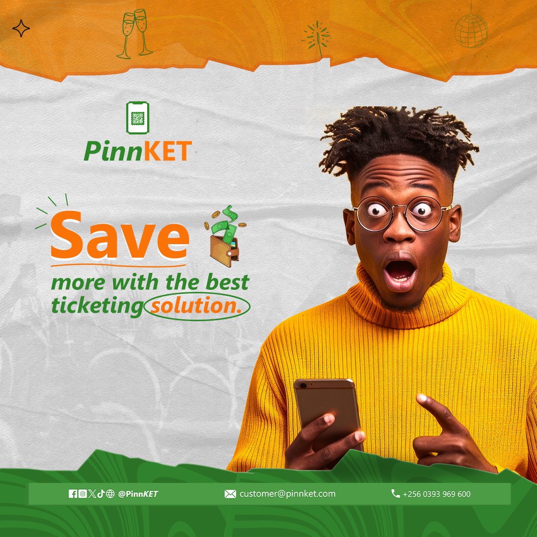 PinnKET_'s tweet image. PinnKET is here to help you streamline the entire ticketing process, leaving you no stress.

Dial *217*413# or call us on +256 0393 969 600 to get onboard.

 #pinnket #pinnketticket #ticketplatform #tickets