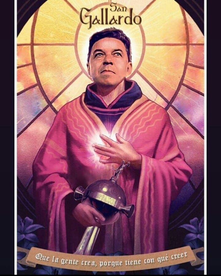 RT al San Gallardo de la suerte para que esta semana salga lo que Dios quiera y Dios quiera que gane River