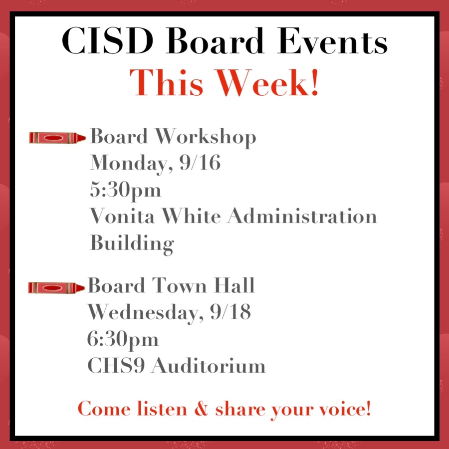 Now is the time to give Austin a voice in the community.  We are urging parents, grandparents, or other adult community members to please attend and/or speak at one of the upcoming events being held by the district concerning the recent release of Austin's possible consolidation.