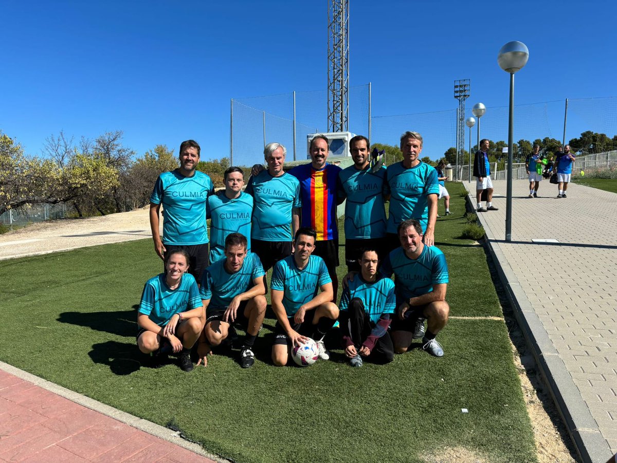 Culmia (@culmia_oficial) on Twitter photo ⚽Un año más, Culmia participa en la VII del Torneo de Fútbol 7 Inclusivo del Sector Inmobiliario.
En este torneo, participaron equipos formados por jugadores con y sin discapacidad, y con él se busca apoyar a <a href="/DownMadrid/">Down Madrid</a> y la inclusión a través del deporte. 🤝🏻 ⚽Un año más, Culmia participa en la VII del Torneo de Fútbol 7 Inclusivo del Sector Inmobiliario.
En este torneo, participaron equipos formados por jugadores con y sin discapacidad, y con él se busca apoyar a <a href="/DownMadrid/">Down Madrid</a> y la inclusión a través del deporte. 🤝🏻