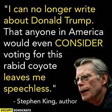 Damaan4u33's tweet image. I agree with Stephen King! Do you agree?  Yes or No?