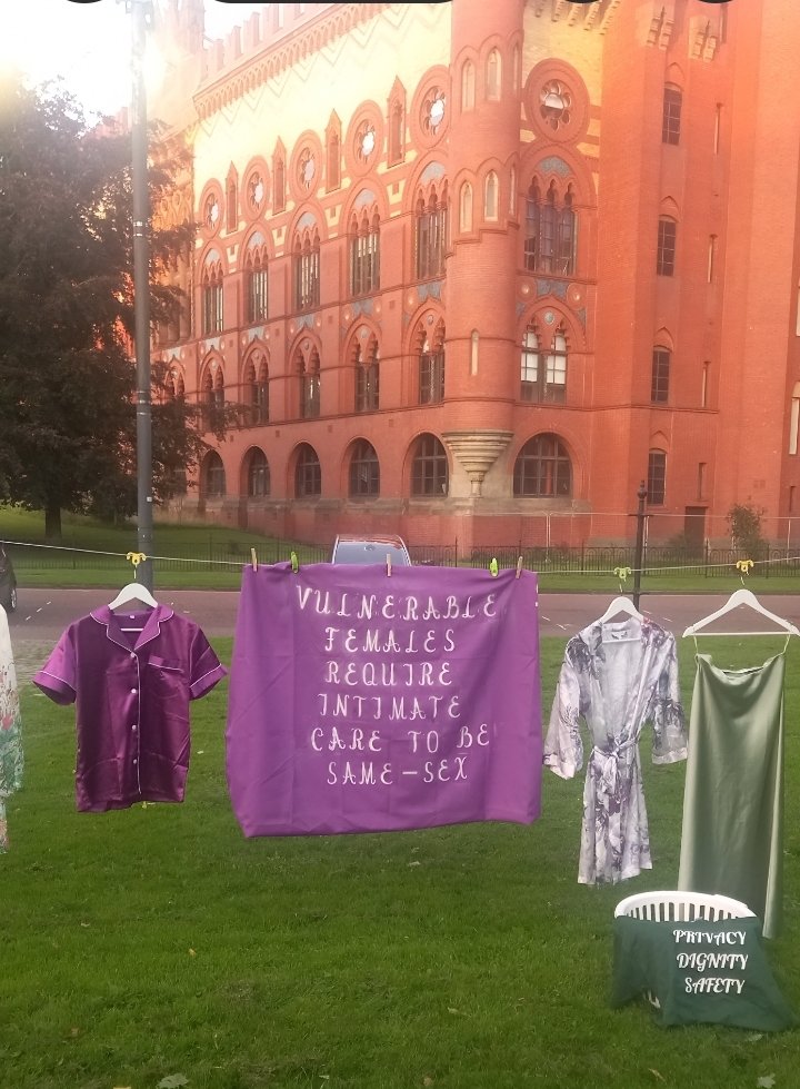 It is ironic those who so often shout the words "be kind" at women care nothing for women's humanity, &amp; defy even us to care about it ourselves.
Well, I care. I care about all vulnerable women's rights to privacy, dignity &amp; safety.  I care about, and for, my disabled daughter.