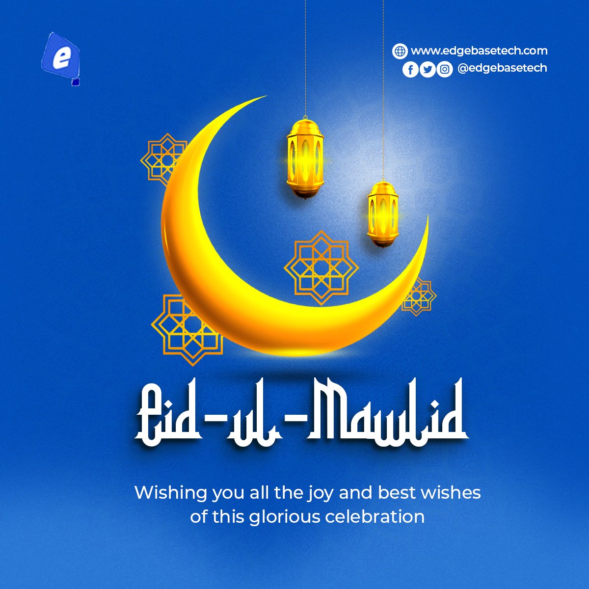 EdgebaseTech's tweet image. Happy Eid-ul-Mawlid to all our Muslim clients and customers!

May the joy of this day be yours forever. 

#eidmubarak 
#EdgebaseTech 
#edgebasetechnologies