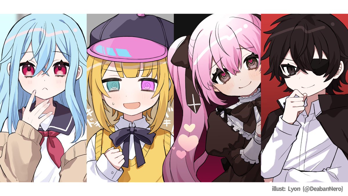 「【WORK】ばぁうさんのアニメshortのイラストを担当いたしました!心の声が可」|Lyon@お仕事募集中のイラスト