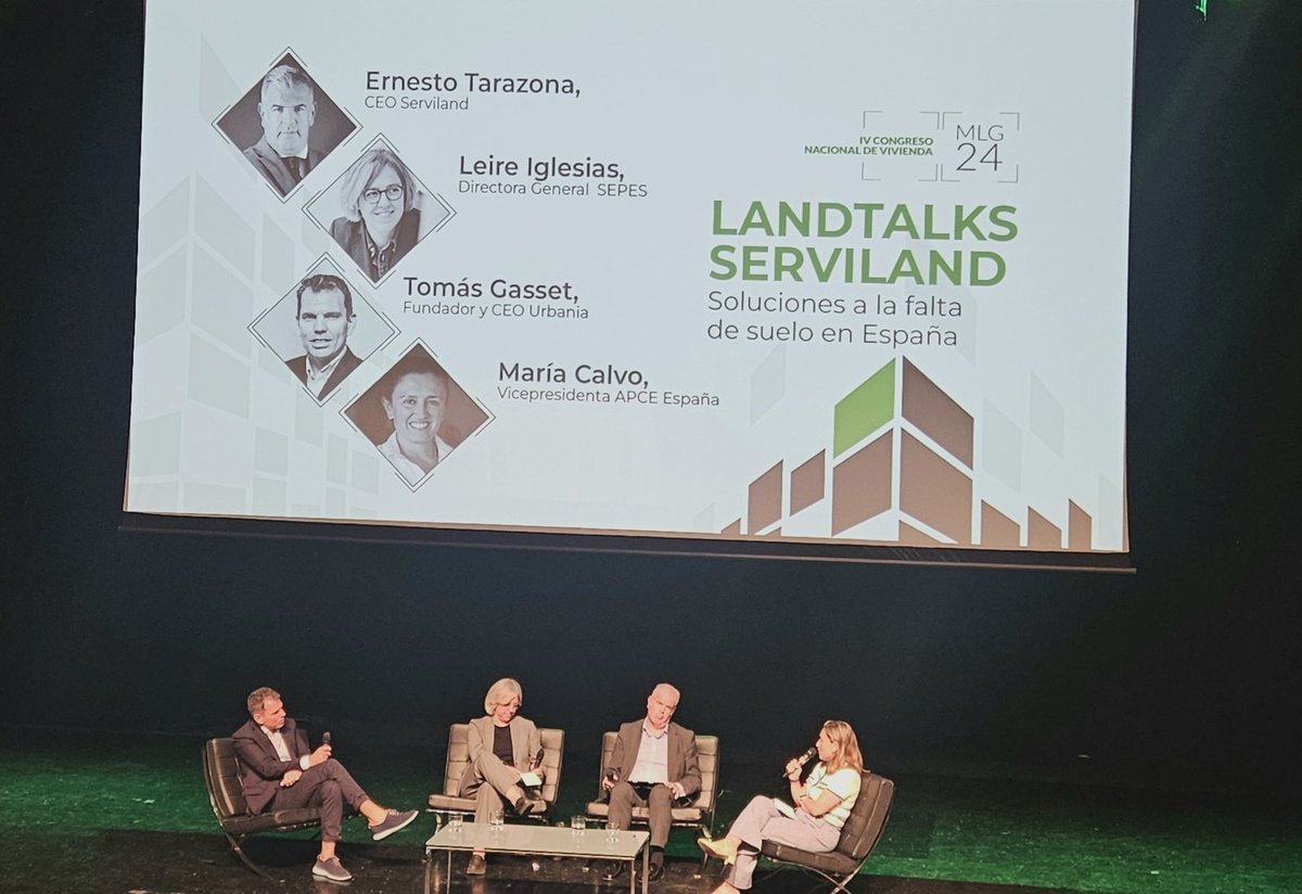 LANDTALKS Serviland. Soluciones a la falta de suelo en España.
<a href="/APCEprensa/">APCEspaña</a> <a href="/ASPRIMAdrid/">ASPRIMA</a> 
<a href="/GrupoATValor/">Grupo ATValor</a> 
IV Congreso Nacional de Vivienda