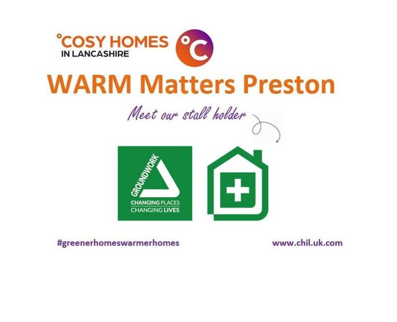 Excited to announce our first stall holder for WARM Matters Preston – The Green Doctors <a href="/GroundworkCLM/">Groundwork in Cheshire, Lancashire & Merseyside</a>! 
Get free, impartial advice on saving energy, managing bills and accessing support. 

🗓 Thurs, 3 Oct
⏰ 1-4pm
📍 Barton Manor Hotel, PR3 5AA

#GreenerHomesWarmerHomes