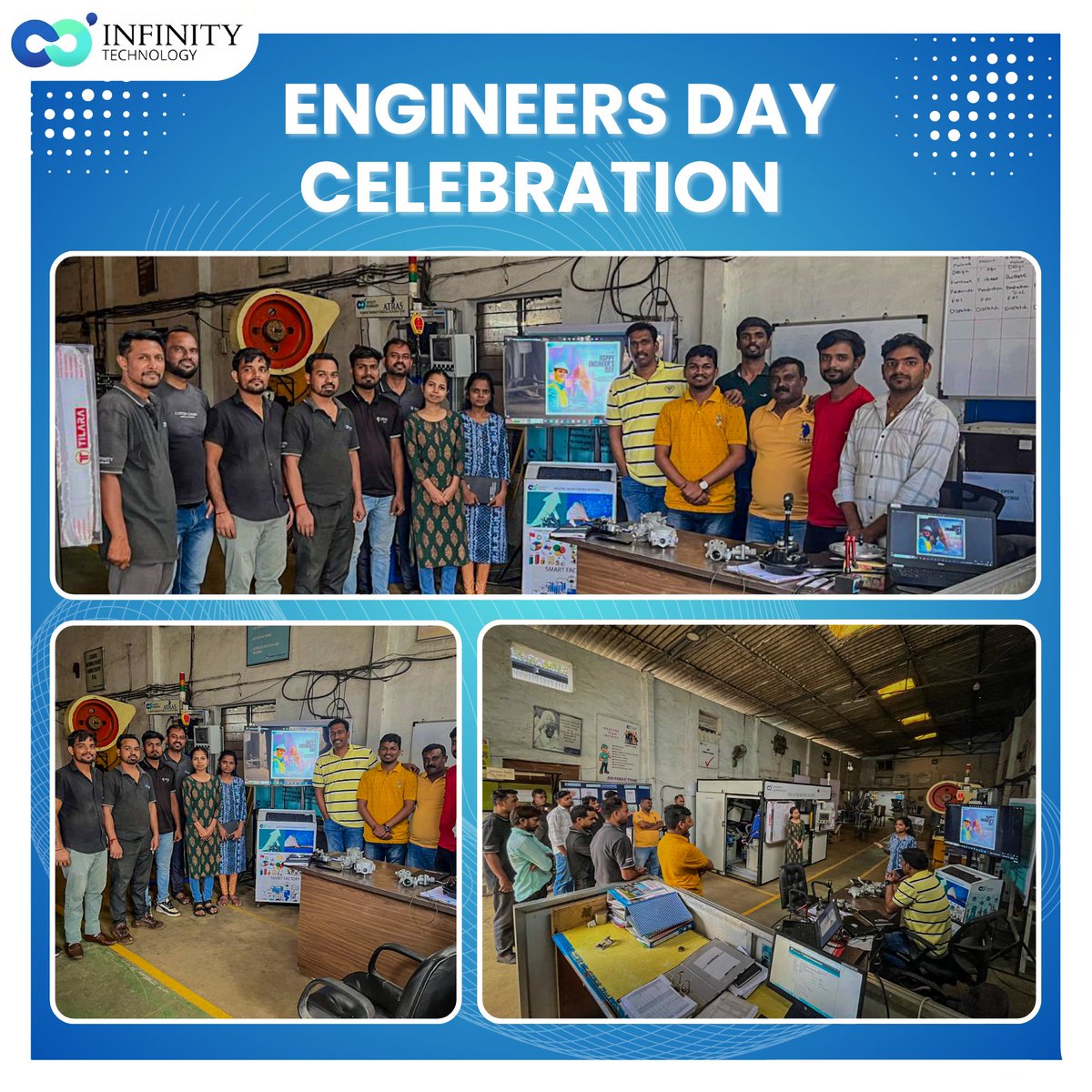 anandswami79913's tweet image. &quot;Behind every breakthrough is a dedicated engineer. Let&apos;s celebrate their achievements and inspire the next generation. #EngineersDay #STEM #InfinityTech&quot;