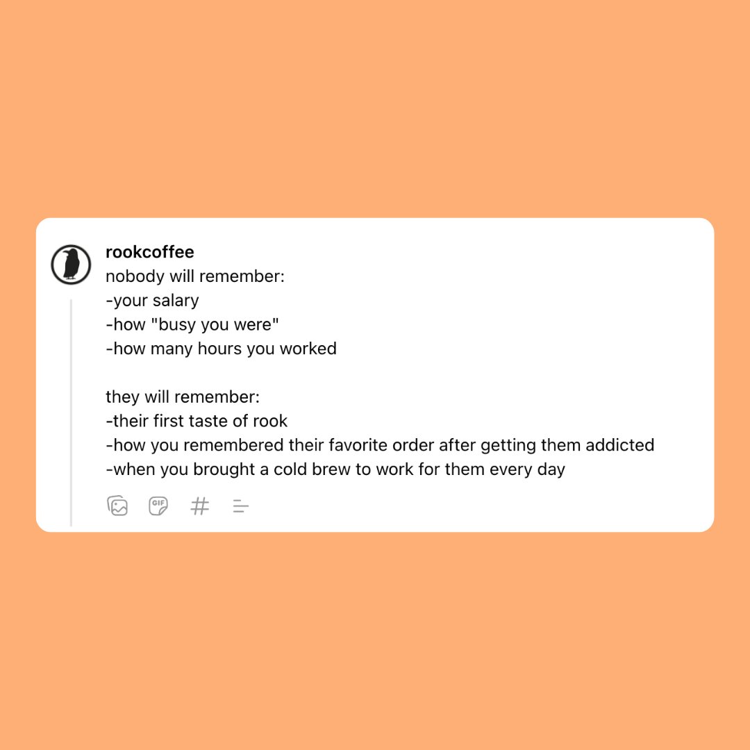 Rook Coffee (@rookcoffee) on Twitter photo friendly reminders 🧡 friendly reminders 🧡