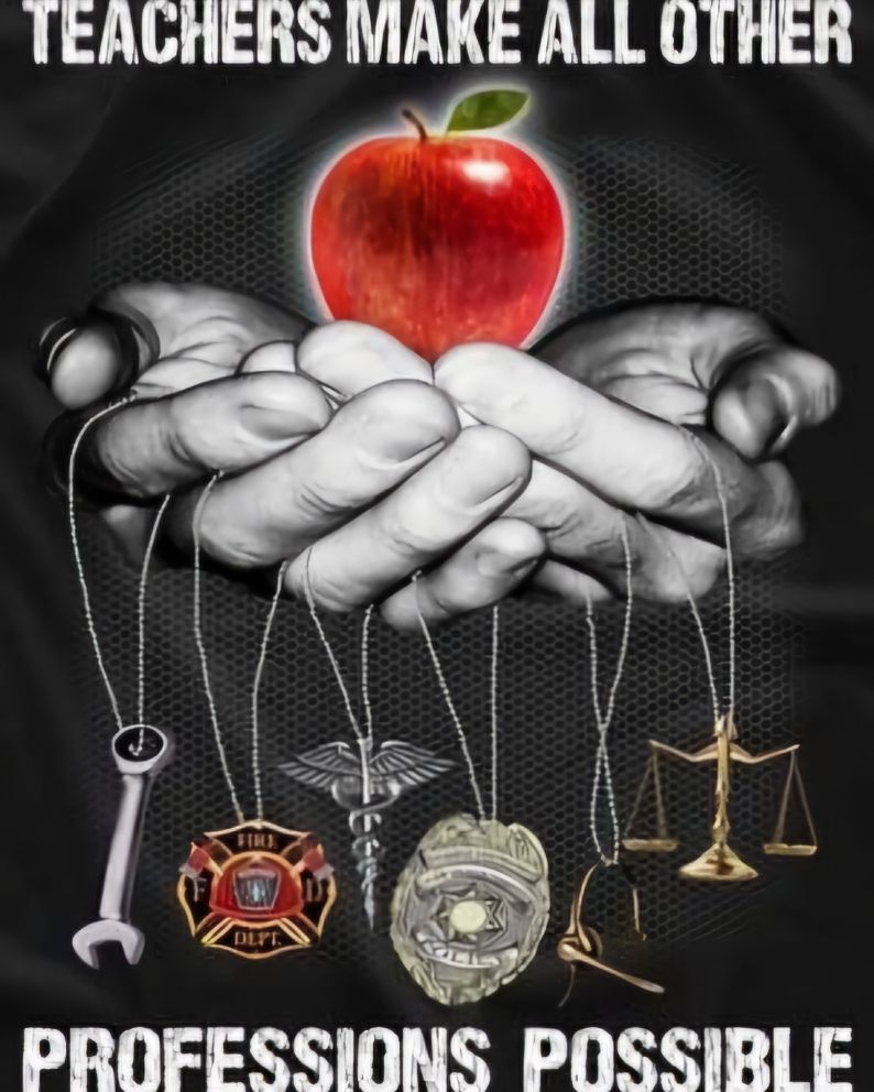 Thank you, teachers. 🧡