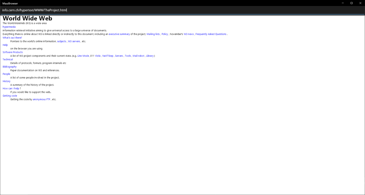 Built a Browser using #csharp and #MAUI🤓