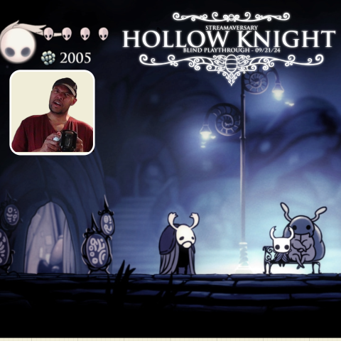 Papstio's tweet photo. Playing Hollow Knight on stream for the first time this Saturday at 12p EST!  https://t.co/oizliFNMPe https://t.co/cCDF00vbvd