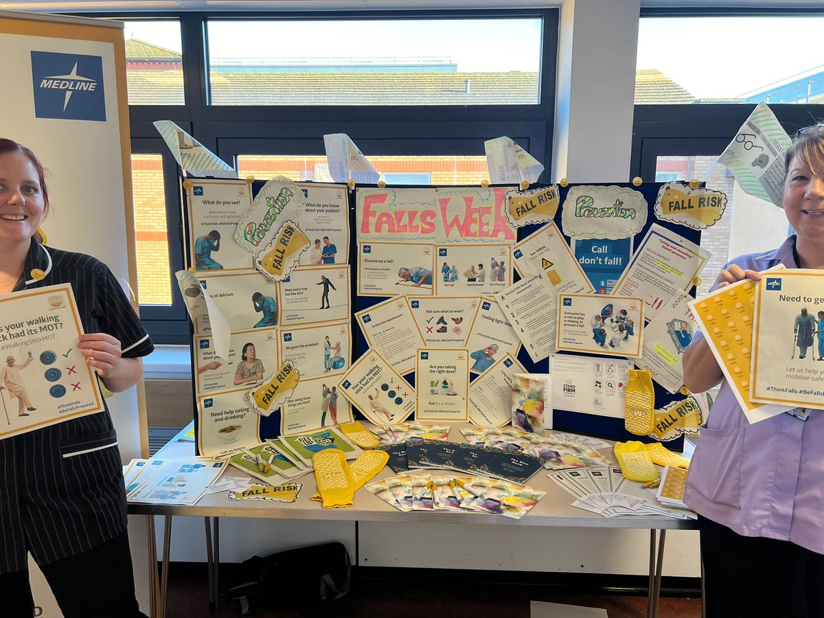 The Fundamentals of Care Team- HDFT ππ (@hdft_foc) on Twitter photo Our Falls Awareness display is outside of Herriots this week. π§¦
Raising awareness and encouraging safer mobility and prevention of injury.
Please visit and enjoy a free pen. π
(While stocks last. We'll put new ones out every day this week).
<a href="/HarrogateNHSFT/">Harrogate NHS FT</a> <a href="/hdft_FoC/">The Fundamentals of Care Team- HDFT ππ</a> Our Falls Awareness display is outside of Herriots this week. π§¦
Raising awareness and encouraging safer mobility and prevention of injury.
Please visit and enjoy a free pen. π
(While stocks last. We'll put new ones out every day this week).
<a href="/HarrogateNHSFT/">Harrogate NHS FT</a> <a href="/hdft_FoC/">The Fundamentals of Care Team- HDFT ππ</a>