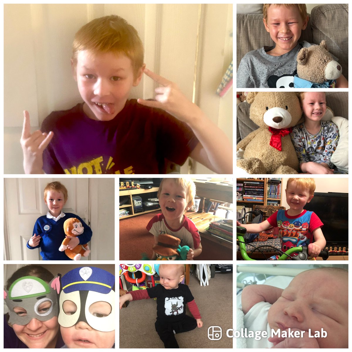 Happy 8th birthday to my wonderful boy! 💜🧡➕🔷