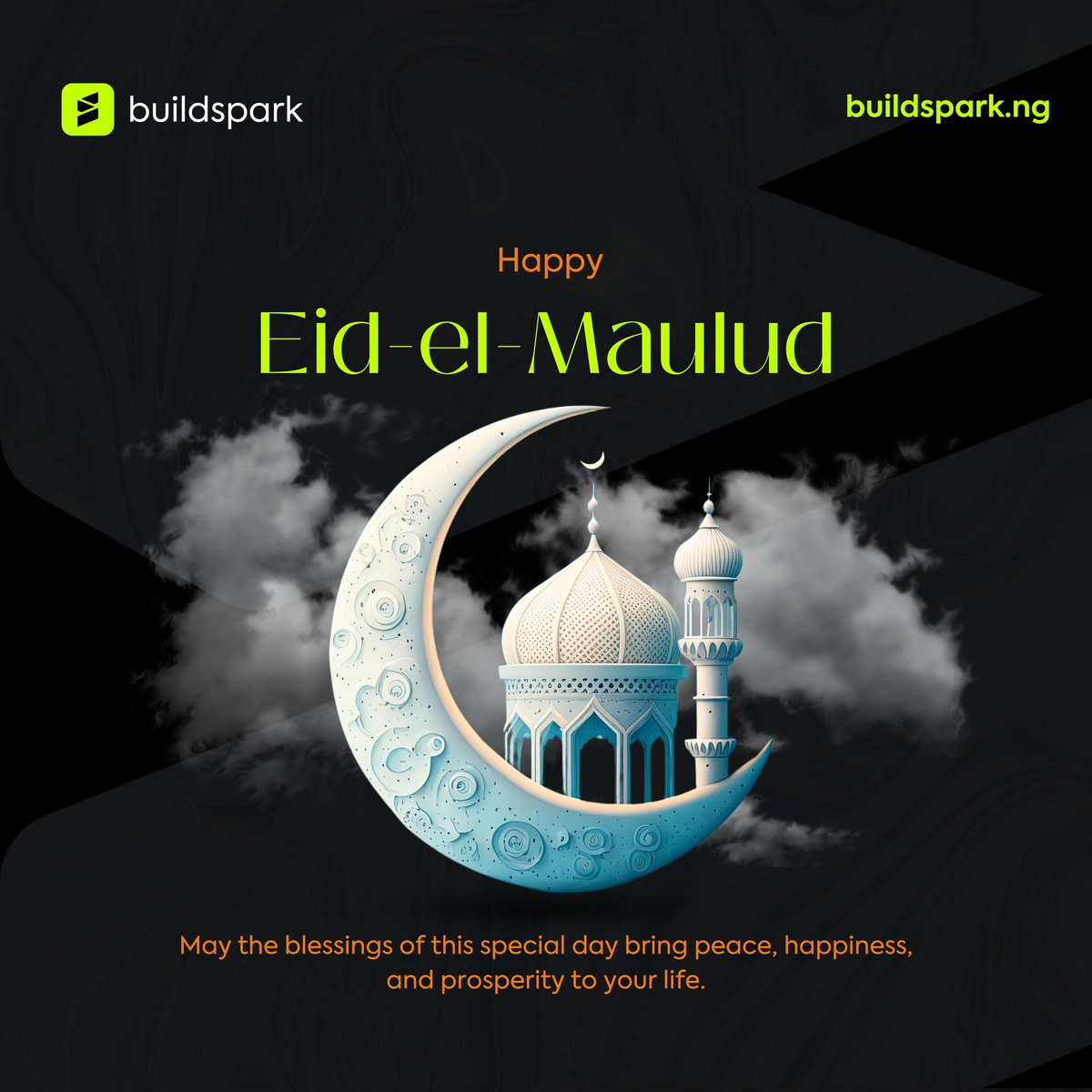buildsparkng's tweet photo. As we celebrate the birth of the Prophet Muhammad, may this day bring peace, blessings, and inspiration to build a brighter future together. Happy Eid El Maulud! #EidElMaulud https://t.co/xh2pjid4ml