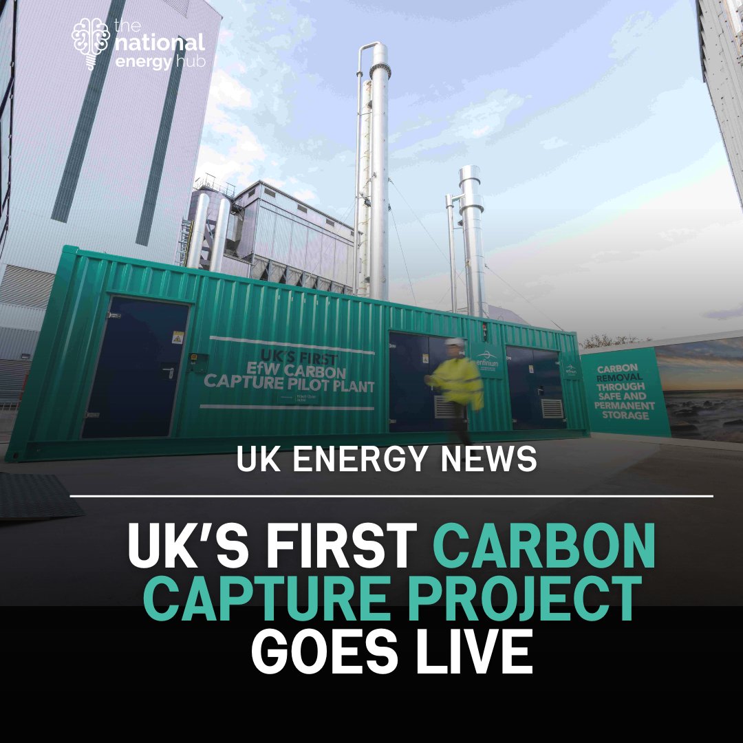 UK’s first carbon capture project goes live 🌳

Enfinium has launched the UK’s first carbon capture pilot for the energy-from-waste sector.

Read the full article here -> lnkd.in/eHmS4PQk

#NetZero #CarbonCapture #Sustainability #RenewableEnergy #EnergyTransition