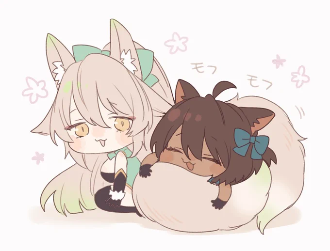 自分の描くチビキャラ、モチモチ(かわいい) 