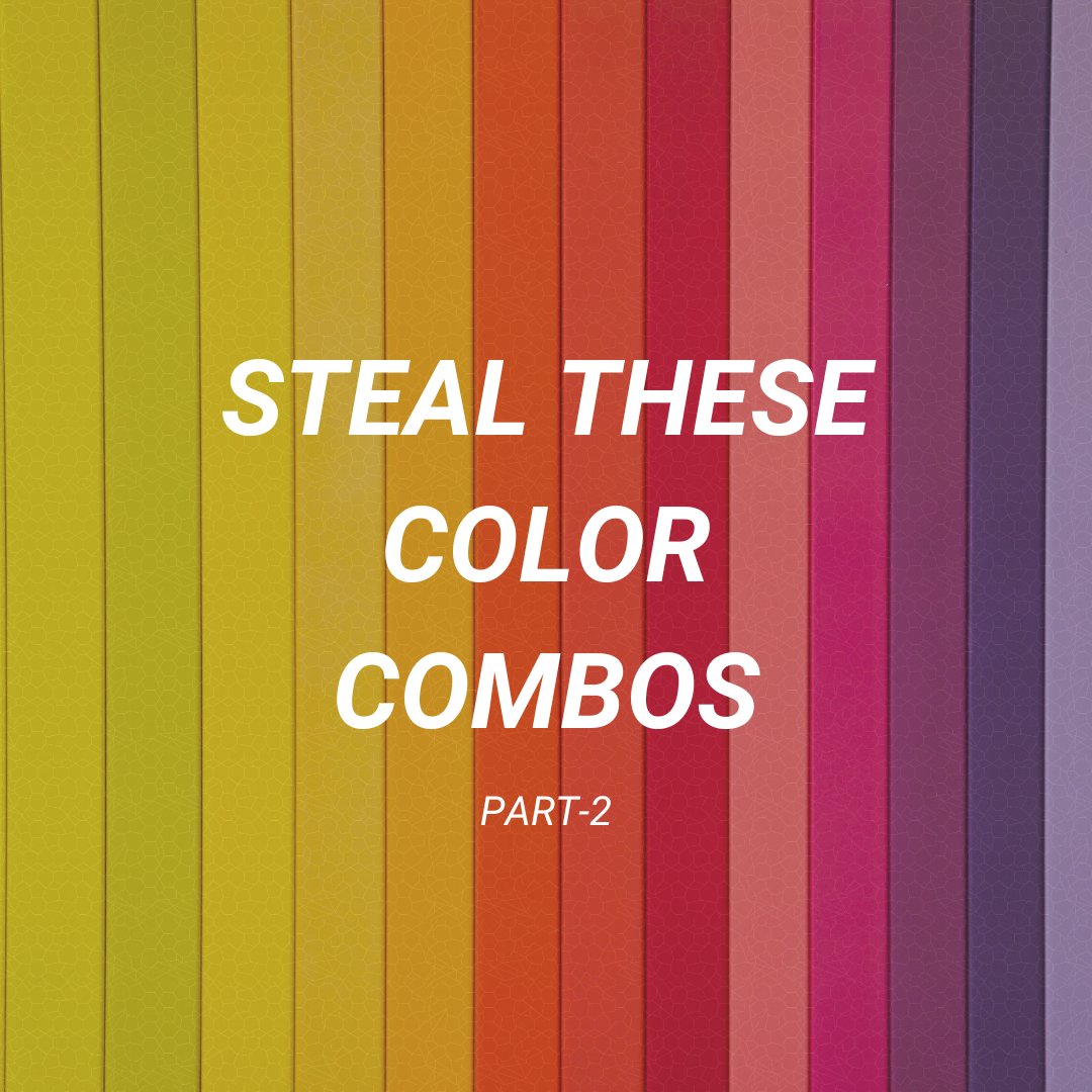 PixelRidz's tweet photo. Perfect Color Combos for Photo, Video, and Graphic Design Part-2
 #colorcombo #designtips #photoediting #videoediting #graphicdesign #colorpalette #creativedesign #designinspiration #editingtips #visualdesign #hyderabad #srinagar https://t.co/tUcXInLBry
