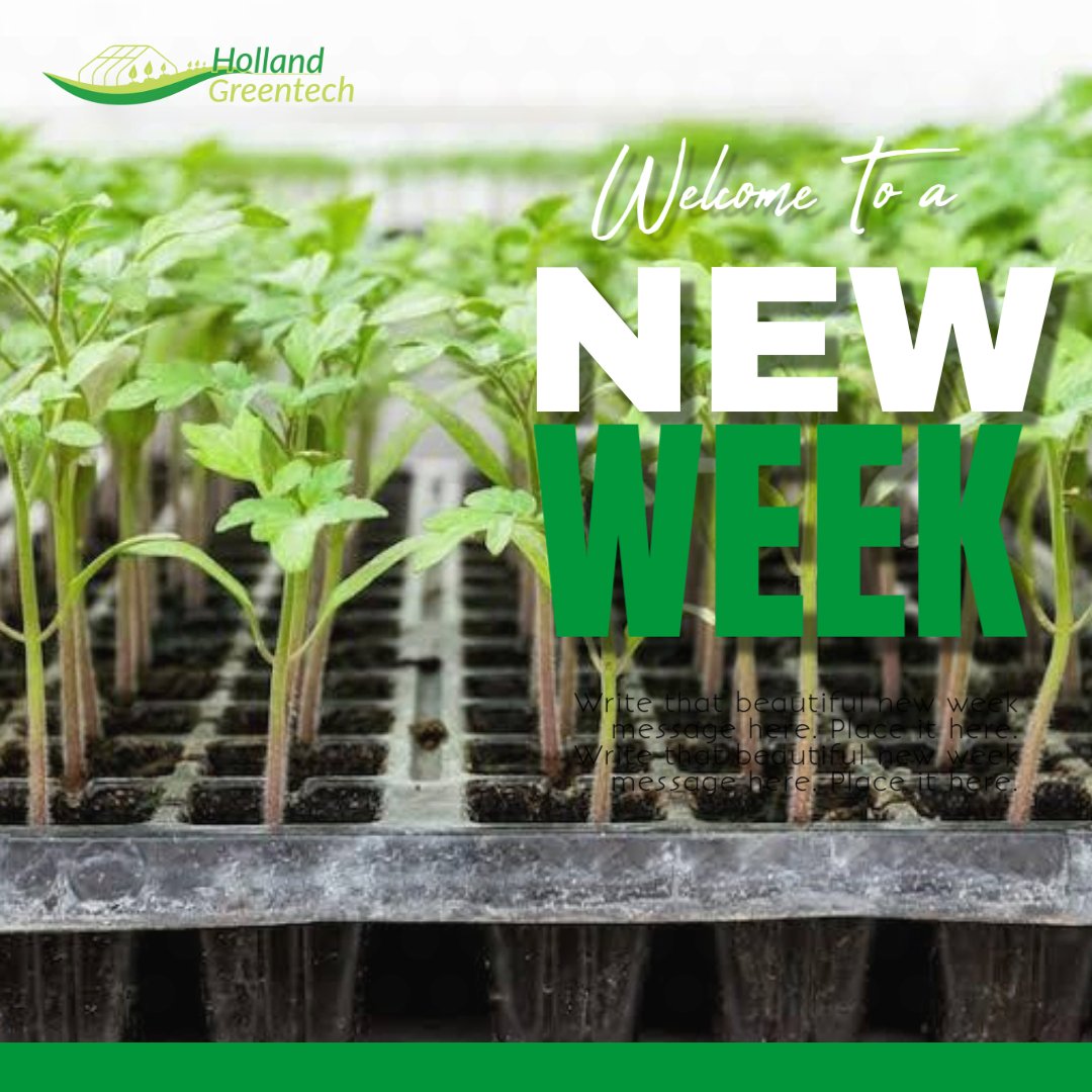 HgtUganda's tweet photo. Blessings to you and your farm as the new week unfolds. Holland Greentech blesses you. Go be great. 😊😉 https://t.co/nqIKQ6fUMx