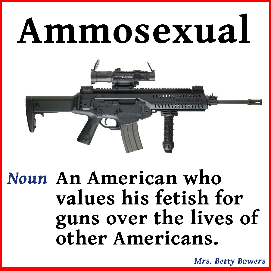 MediaBusters6's tweet image. The greatest threat to our lives today?
Not a foreign enemy but #Ammosexuals aka Republicans &amp;amp; those who keep voting for them
They have no idea what the 2nd Amendment really means
They worship guns over humans
No #GunReformNow
No #AssaultWeaponsBan
They worship DEATH over LIFE