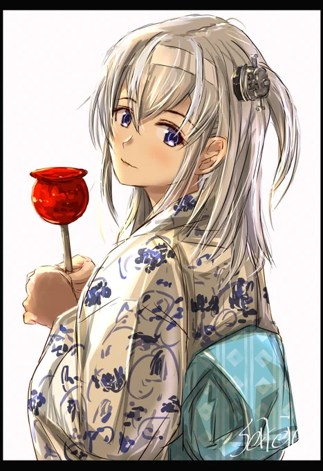 明日は中秋の名月かと、涼月見て思う。#艦これ #涼月 