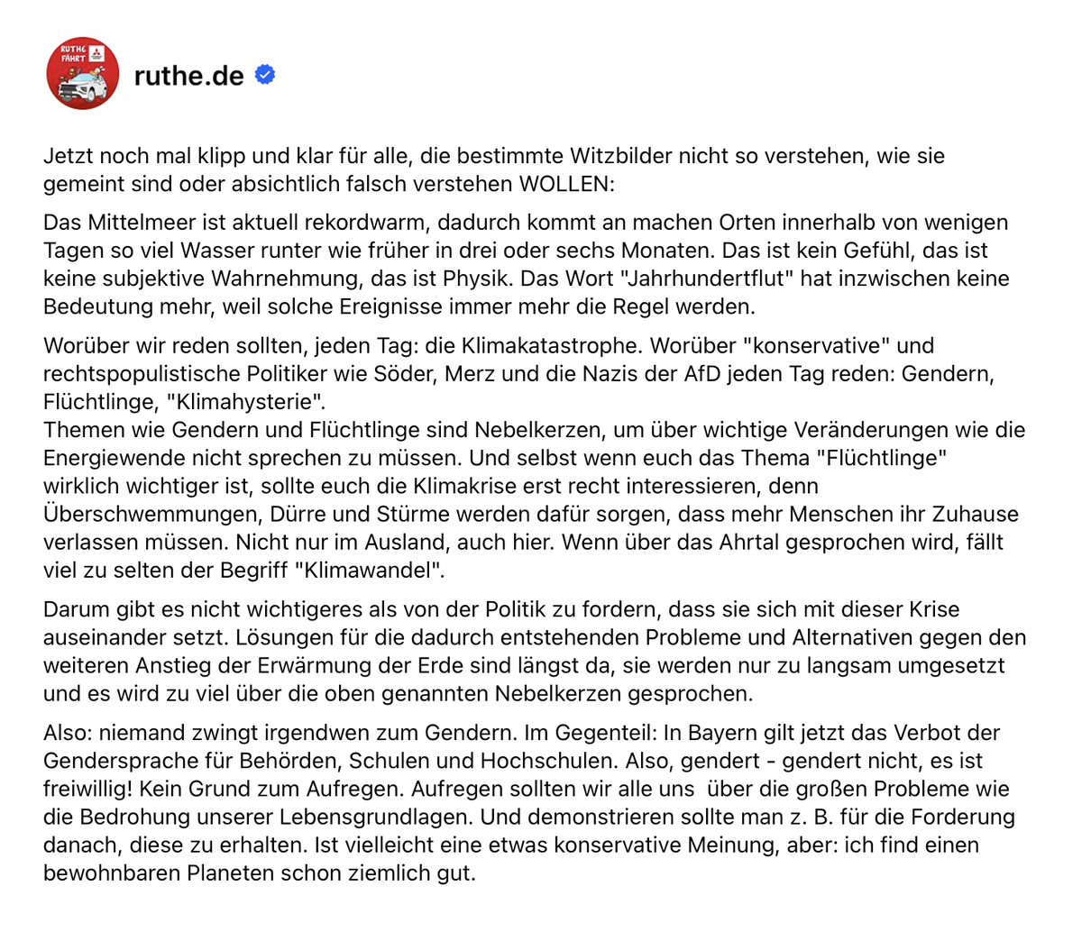 Ich hab doch auch keinen Bock mehr, ständig diese Textberge zu posten. Offensichtlich ist es aber wohl nötig, weil zu viele Leute sich der Realität verweigern.