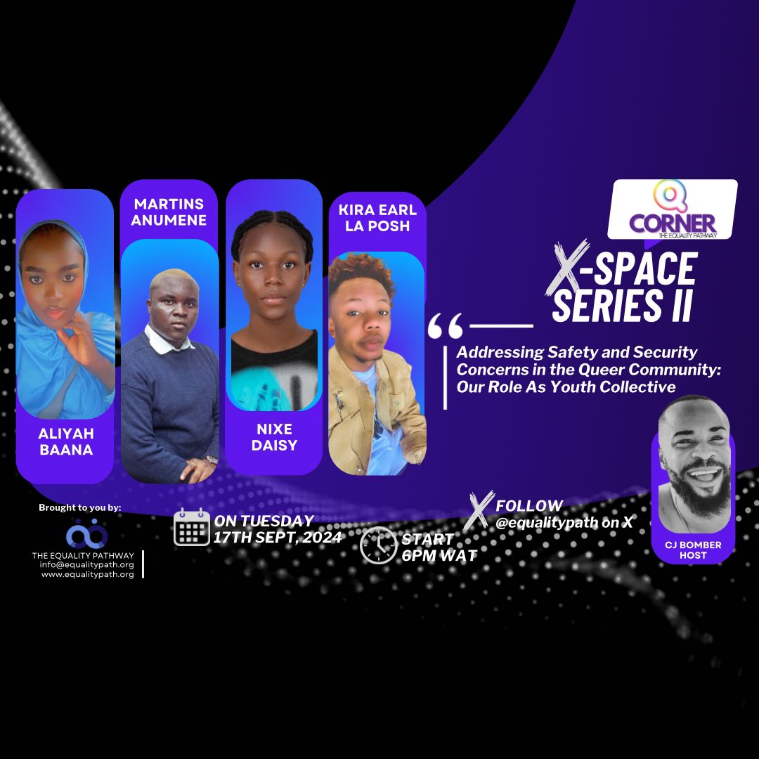 Pull up tomorrow on Queer Corner by <a href="/equalitypath/">The Equality Pathway</a>