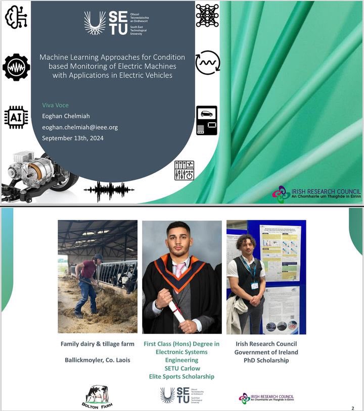 ChloeeJ24's tweet photo. A massive congratulations to Dr. Eoghan Chelmiah on successfully passing his PhD Viva at South East Technological University. Your achievements are truly inspiring- both as a pro fighter and now with your doctorate. I am excited to see what else you will accomplish in the future! https://t.co/sSdtC5GpX3