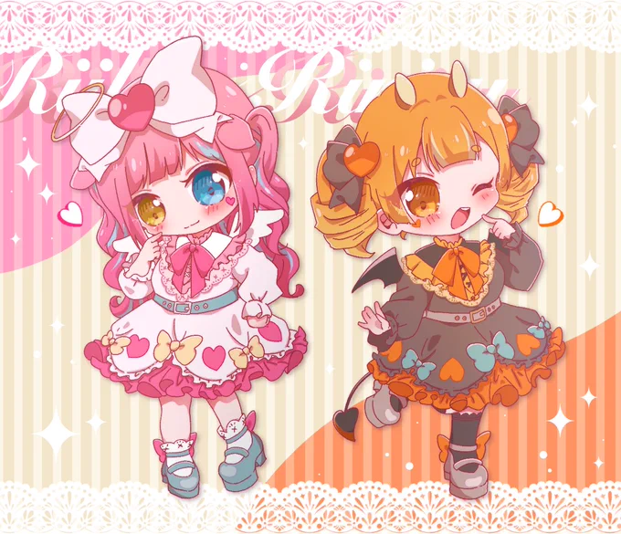 Angel or Devil  #りいぬぎゃらりー 